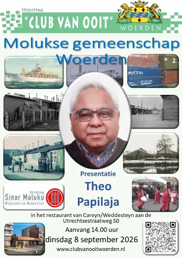 Poster voor Molukse gemeenschap Woerden